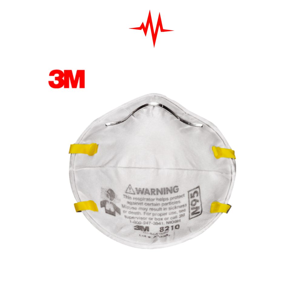 Precision 3M 8210CN Genuine N95 Respirator Face Mask – NIOSH, CE, FDA Approved