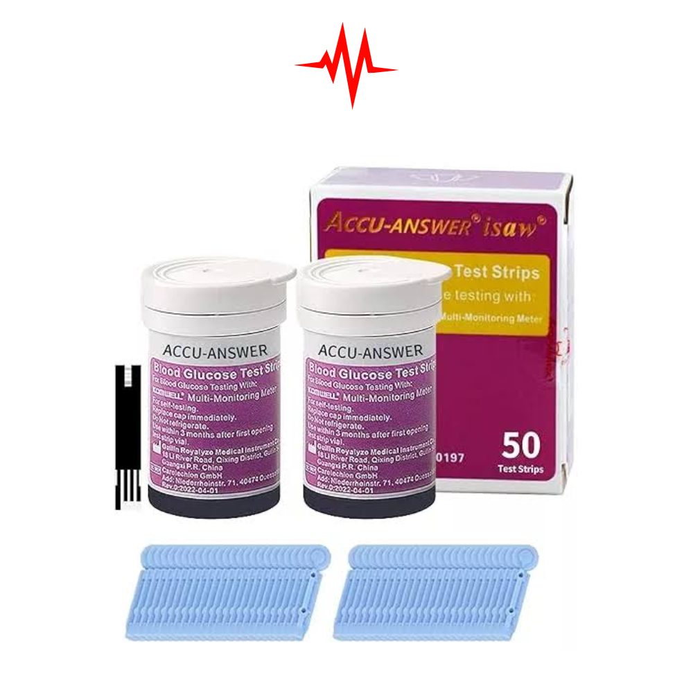 Precision Accu-Answer isaw Blood Glucose Test Strip -50Strips