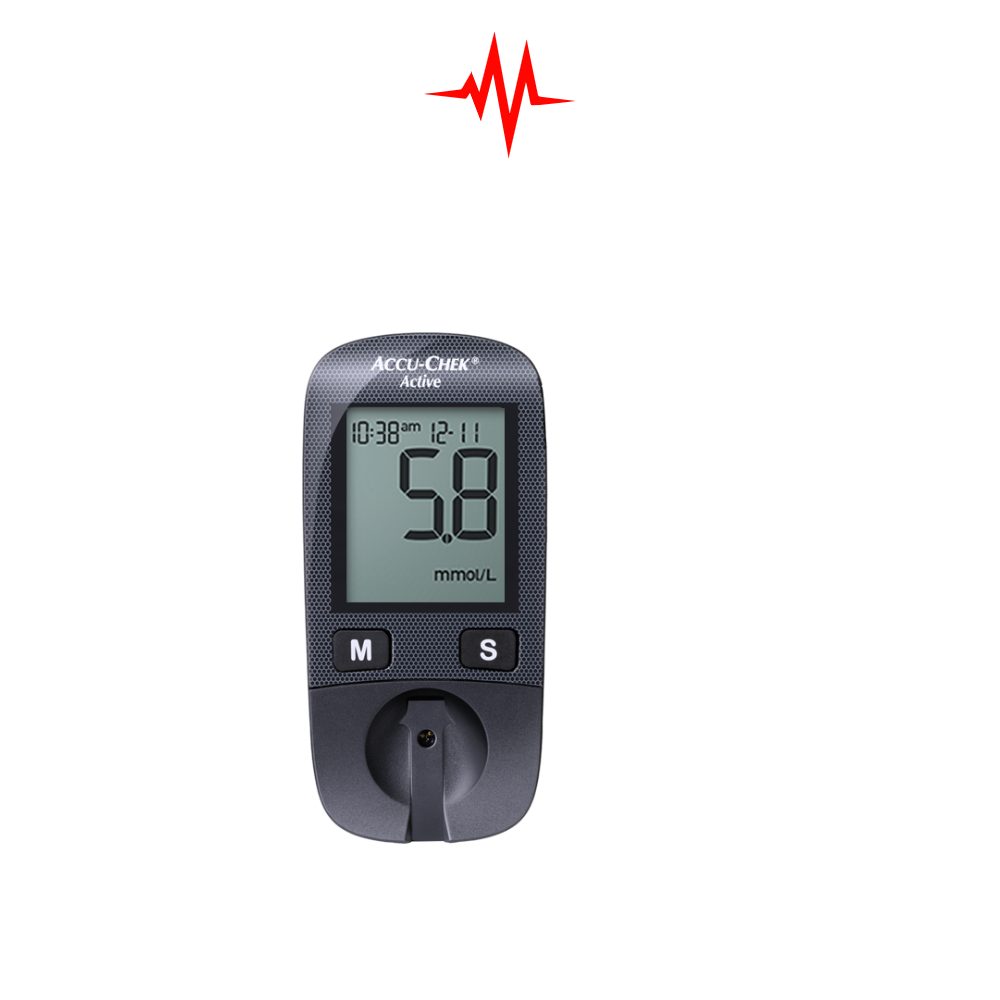 Precision Accu-Chek Active Blood Glucose Meter with 10 strips