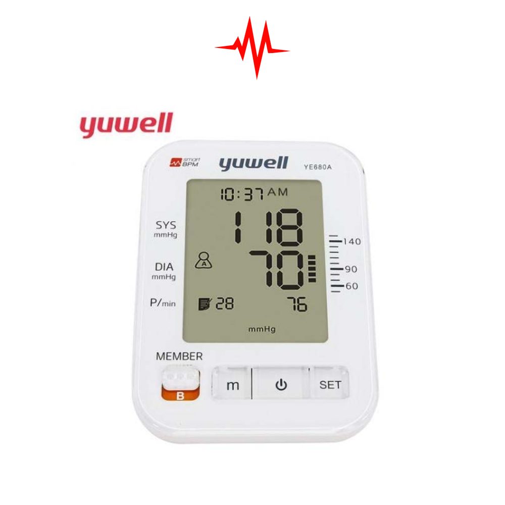 Automatic Blood Pressure Digital BP Machine Kit – Yuwell YE-680A