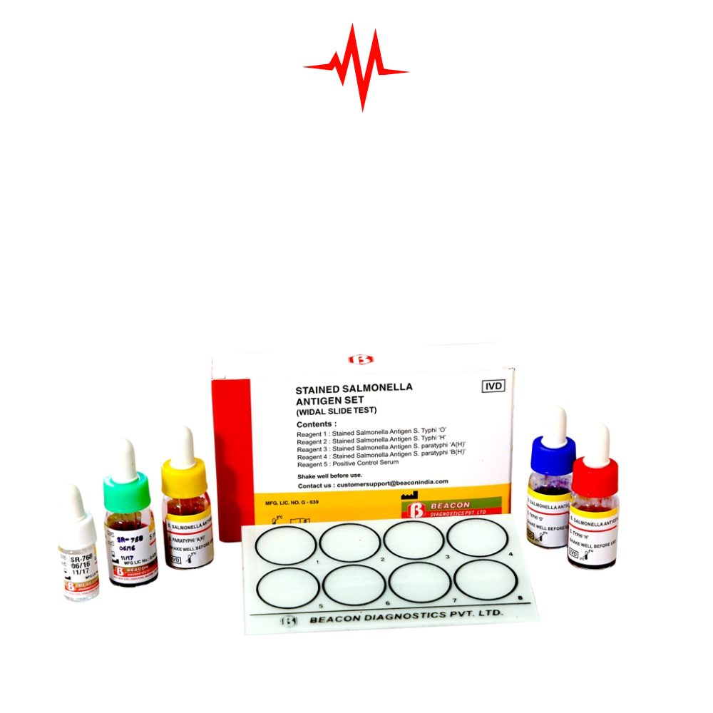 Beacon Salmonella Antigen – Widal Test Kit