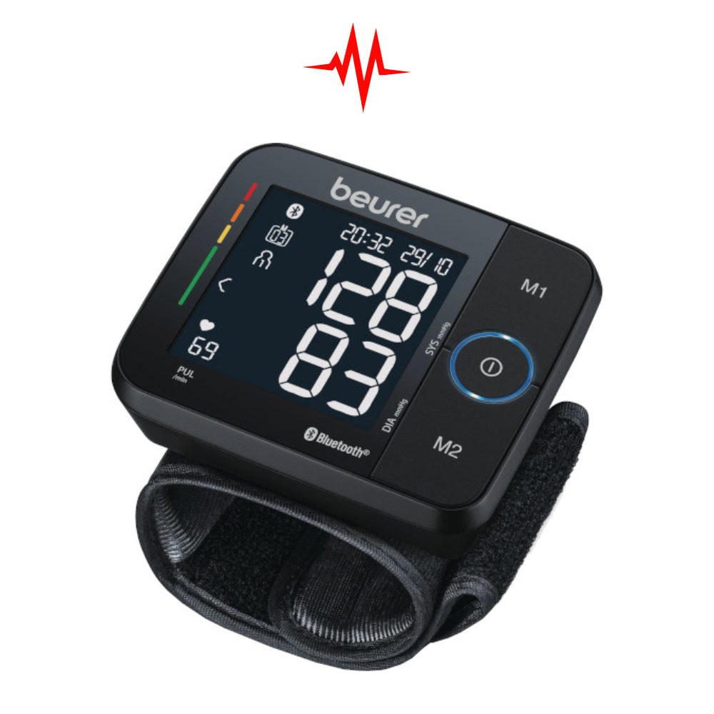 Beurer BC 54 Bluetooth Wrist Blood Pressure Digital BP Machine Kit