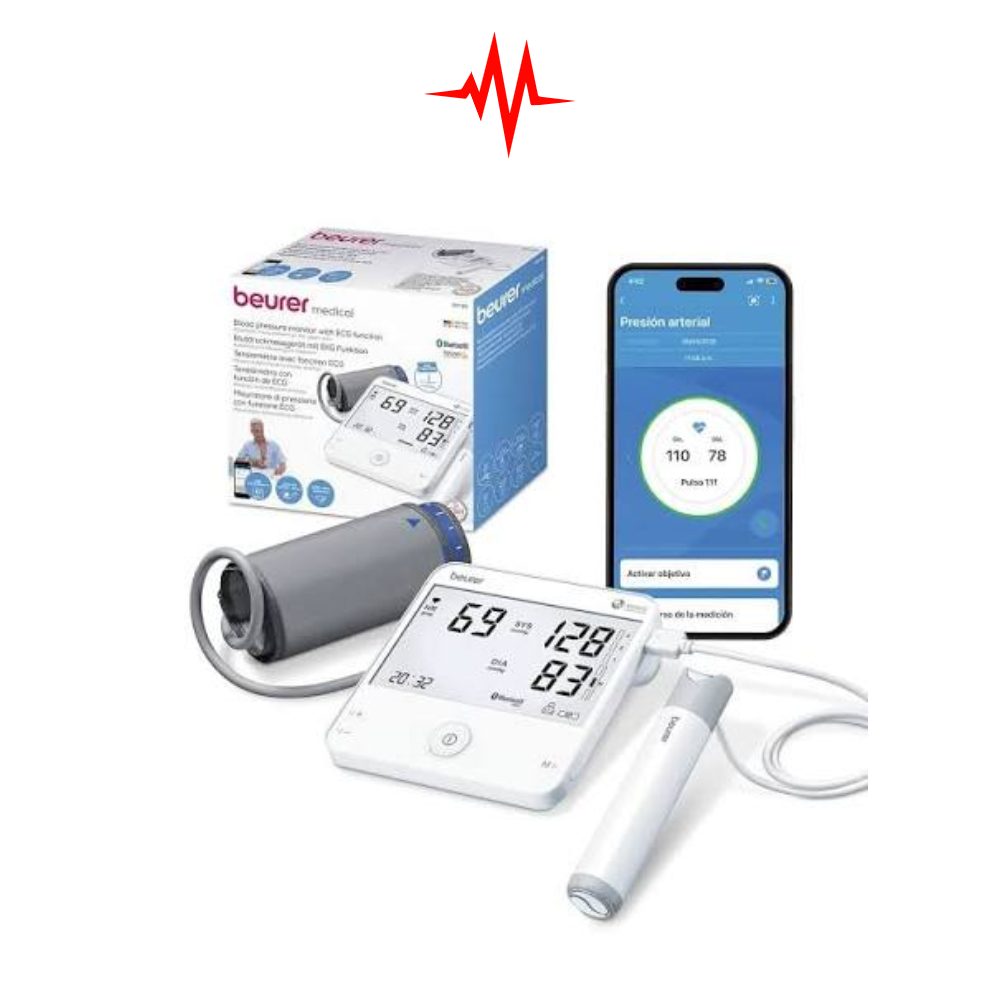 Beurer BM95 Upper Arm Blood Pressure Digital BP Machine Kit with ECG Function