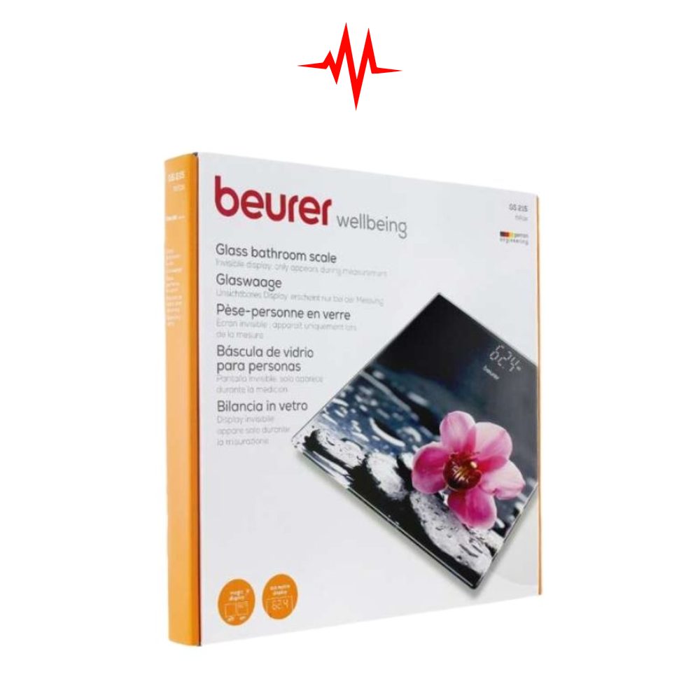 Precision Beurer GS 215 Relax Design Glass Bathroom Scale