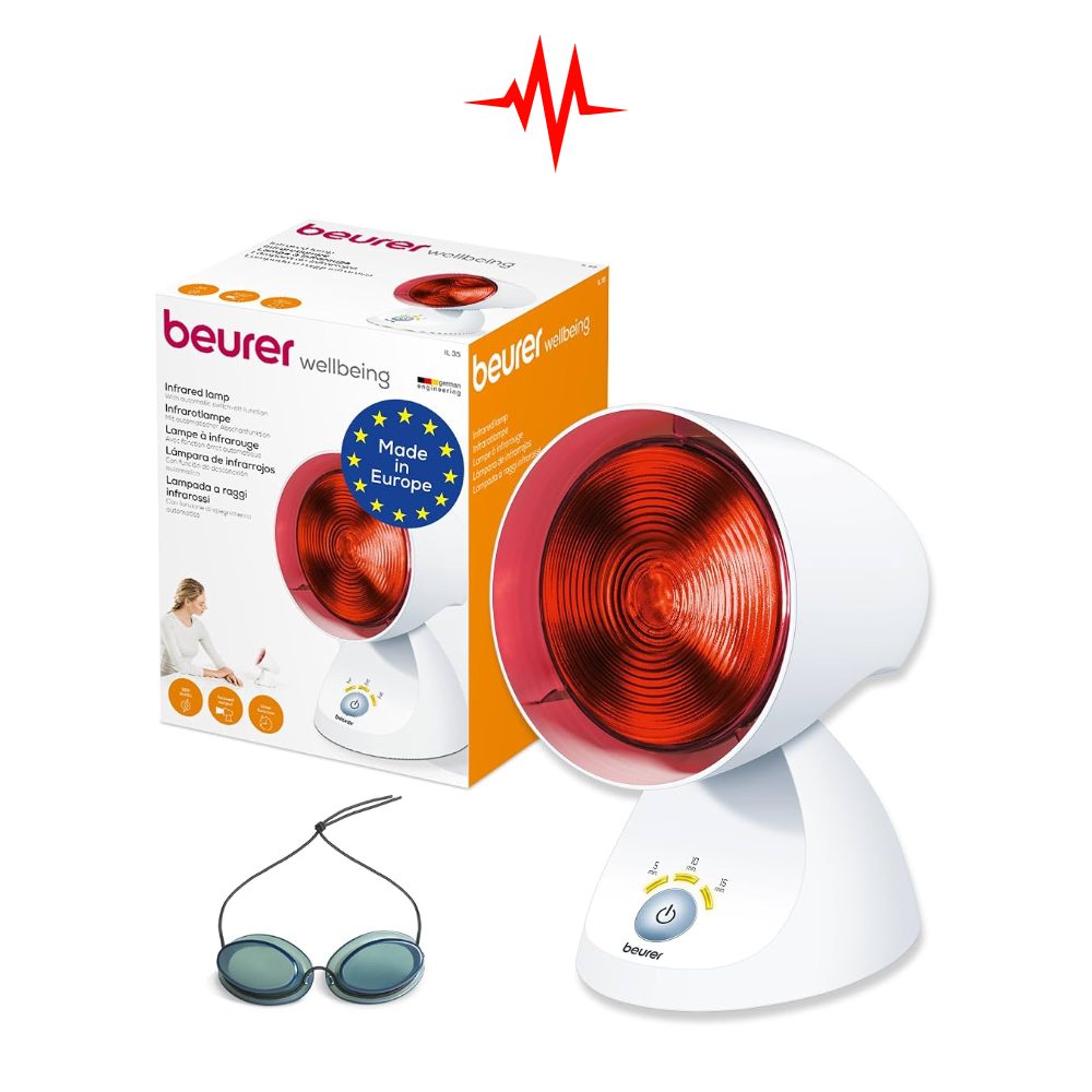 Precision Beurer Infrared Lamps for Pain Relief IL-35