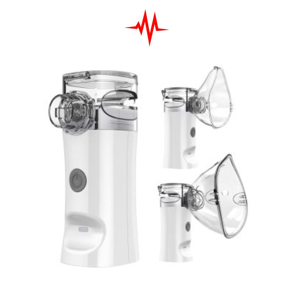 Precision Bravo Handheld Mesh Nebulizer Machine for Adults & Kids