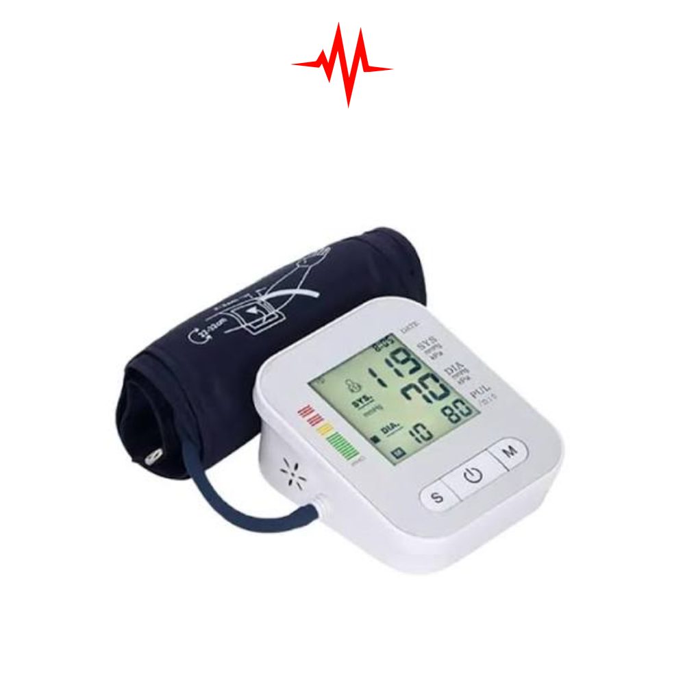 Digital Electronic Blood Pressure Digital BP Machine Kit White RAK283