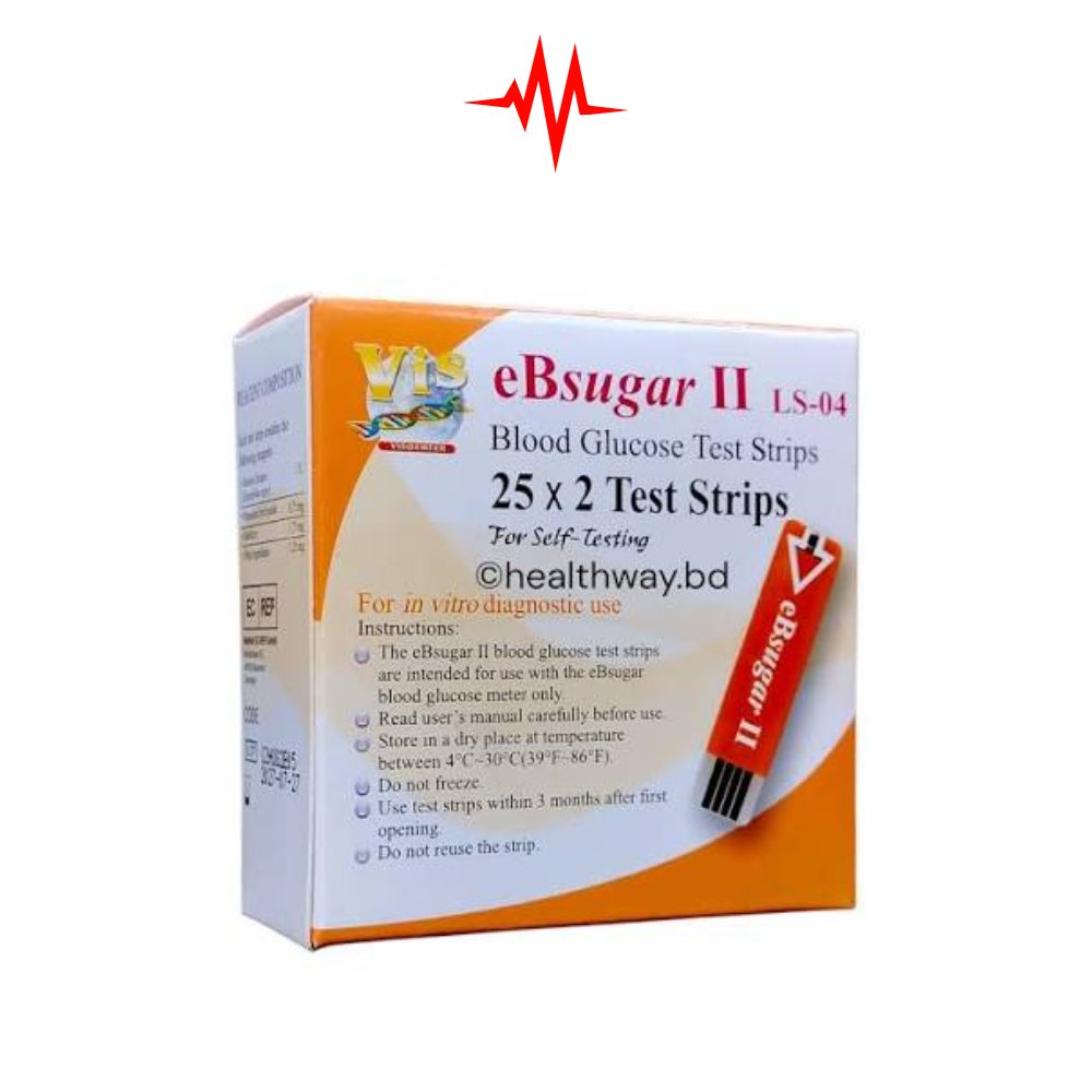 Precision eBsugar Blood Glucose Test Strip