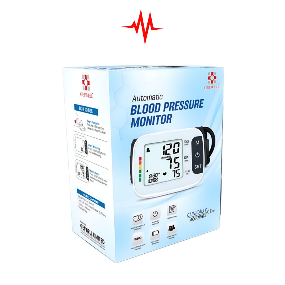 Getwell Automatic Blood Pressure Digital BP Machine Kit