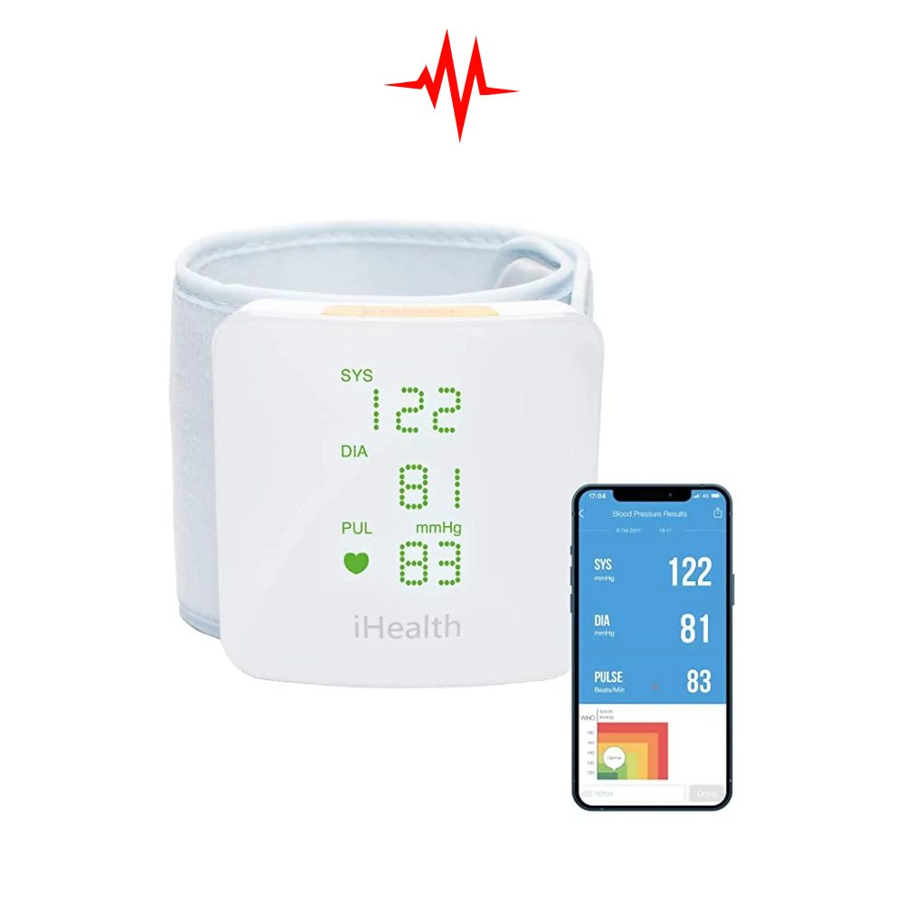 iHealth View Wireless Wrist Blood Pressure Digital BP Machine Kit