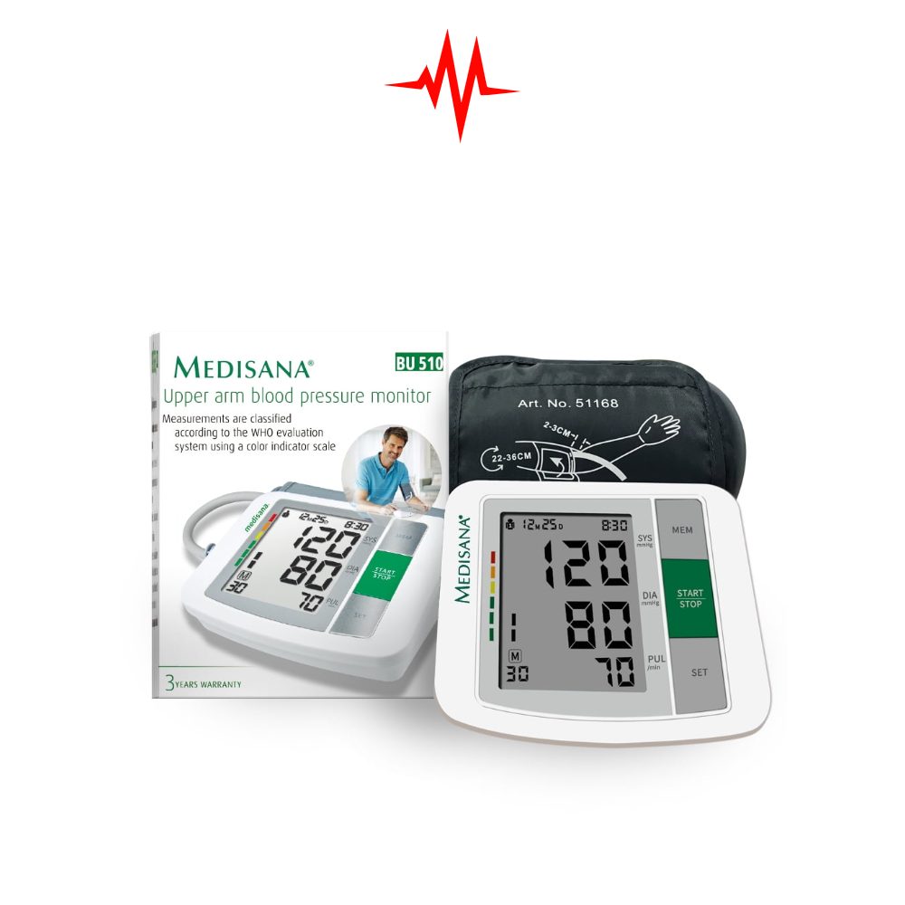 Medisana BU-510 Digital Blood Pressure Digital BP Machine Kit