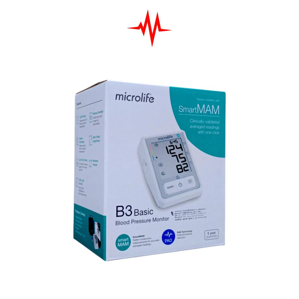 Automatic Blood Pressure Digital BP Machine Kit BP-3AR1-3P