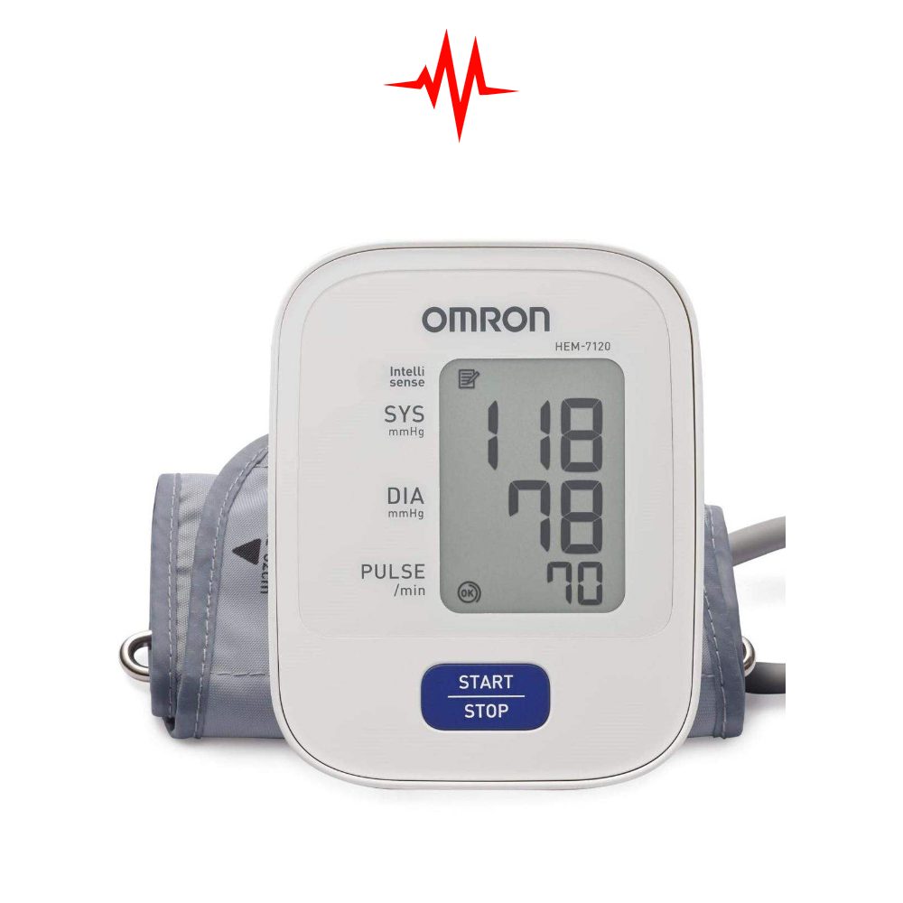 OMRON Automatic Blood Pressure Digital BP Machine Kit HEM-7120