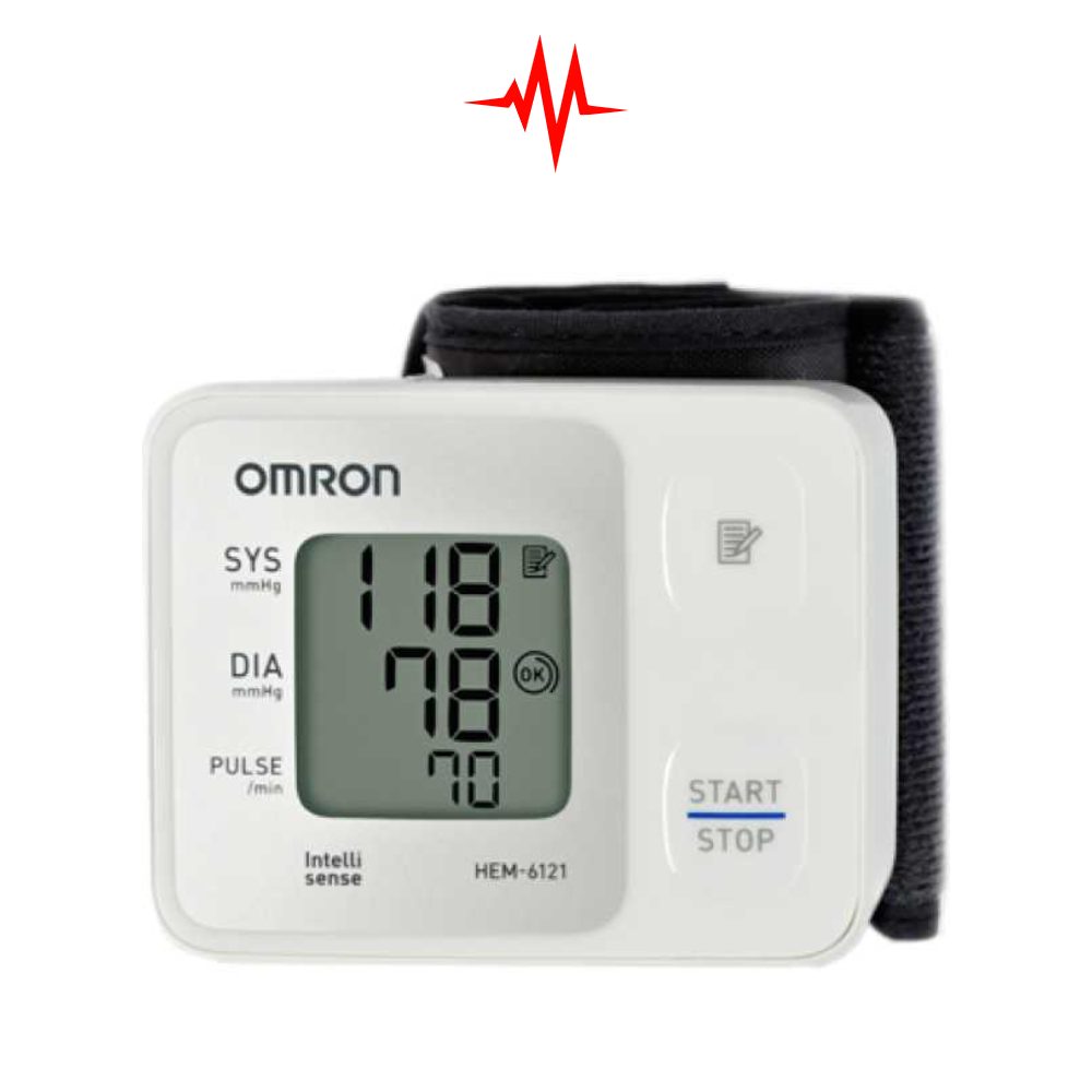 Omron Wrist Blood Pressure Digital BP Machine Kit HEM-6121