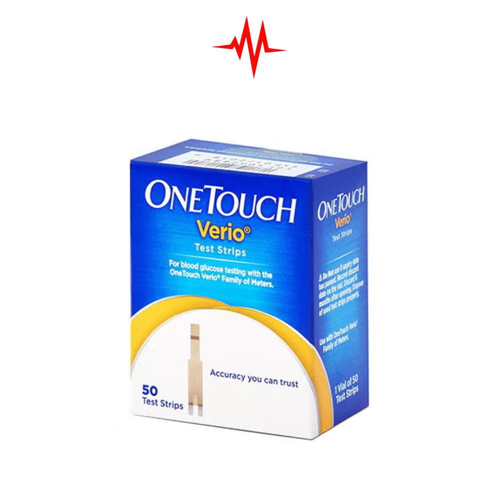 Precision OneTouch Verio Blood Glucose Test Strips – 50 strips