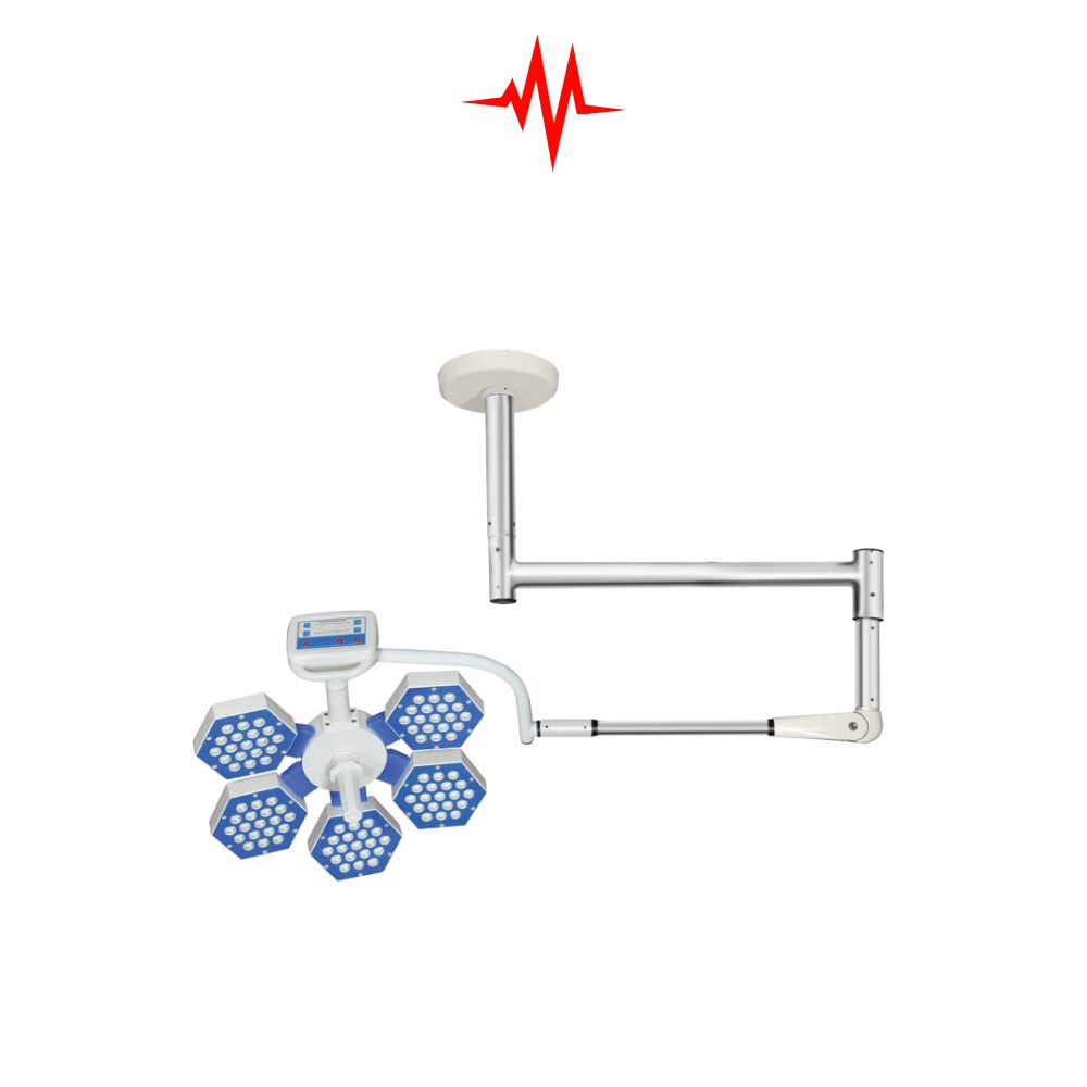 Precision Operation Theater Light – Double Dome Hexagonal OT Light