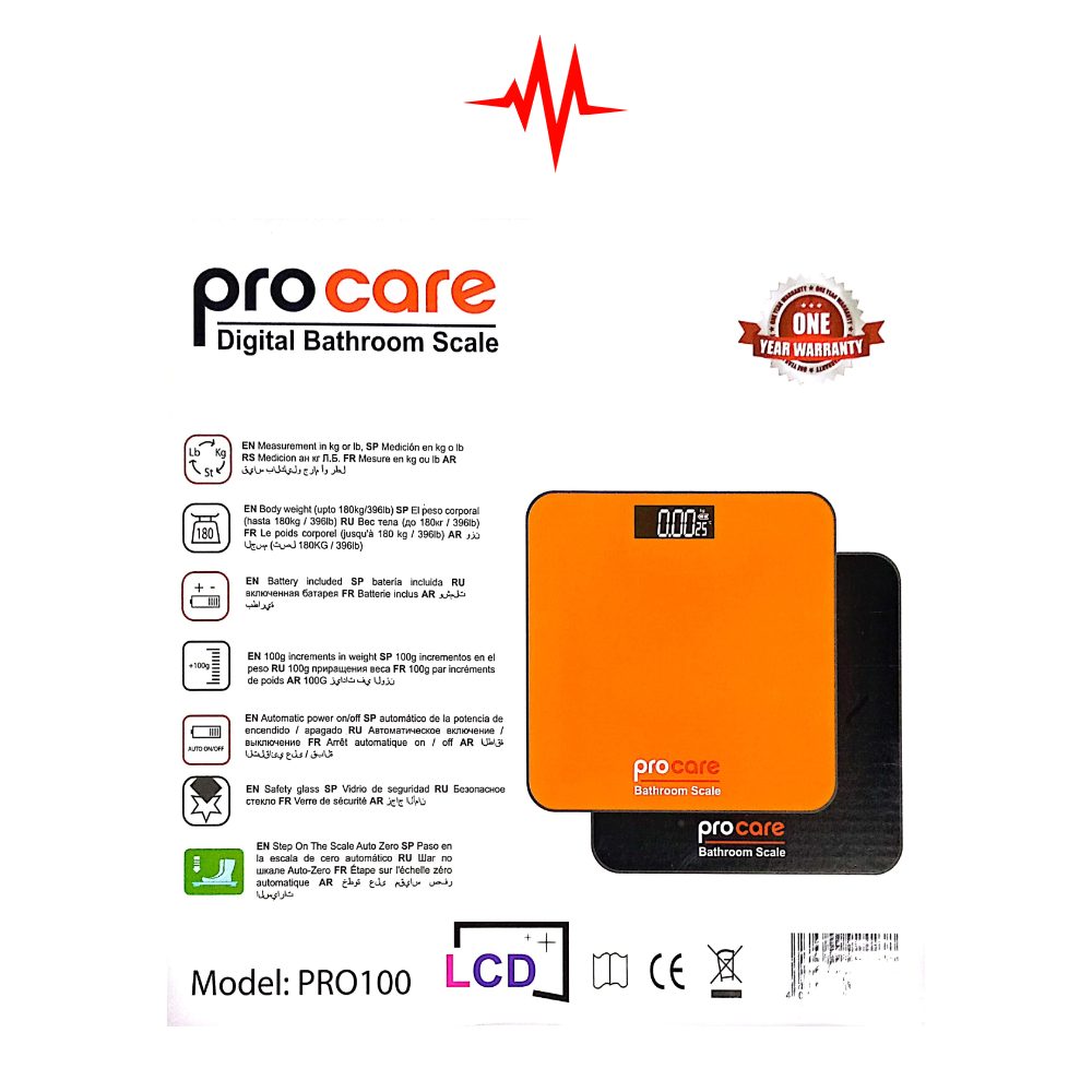 Precision Pro100 Digital Bathroom Scale – Procare
