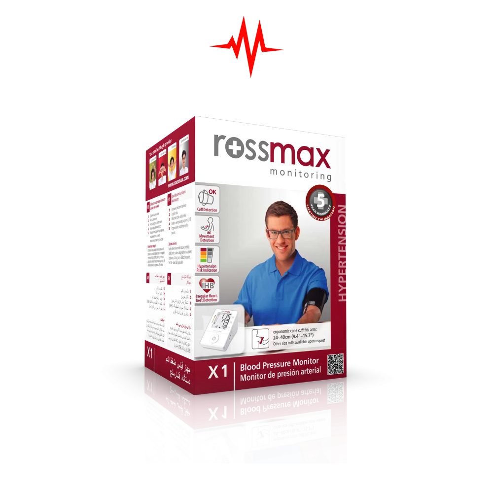 Rossmax X1 Digital Blood Pressure Digital BP Machine Kit