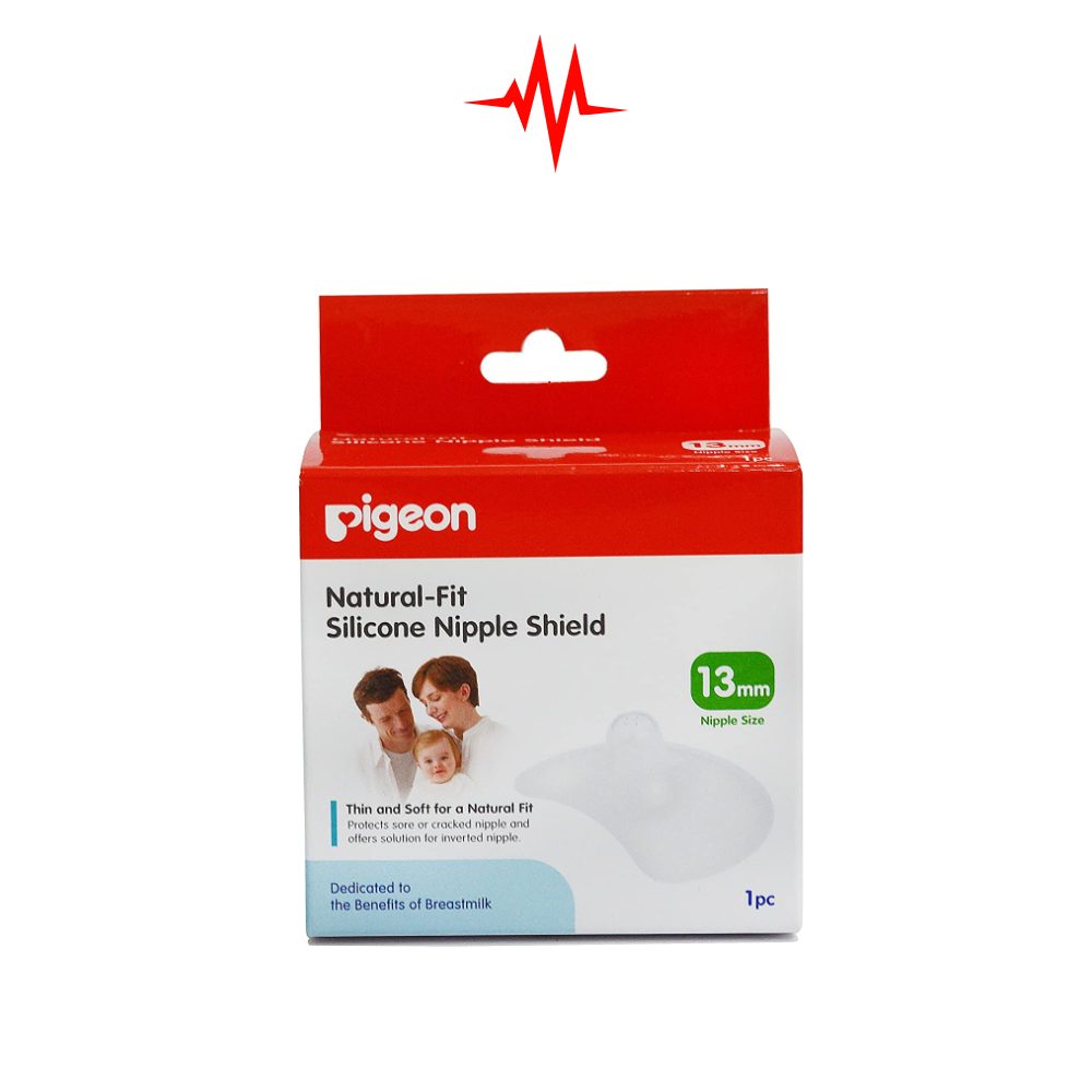 Precision Soft & Flexible Pigeon Natural Fit Silicone Nipple Shield