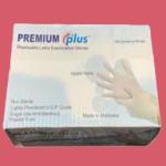 Premium Plus Disposable Latex Examination Gloves – Medical Grade, Powder-Free, High Sensitivity – 100pcs Box