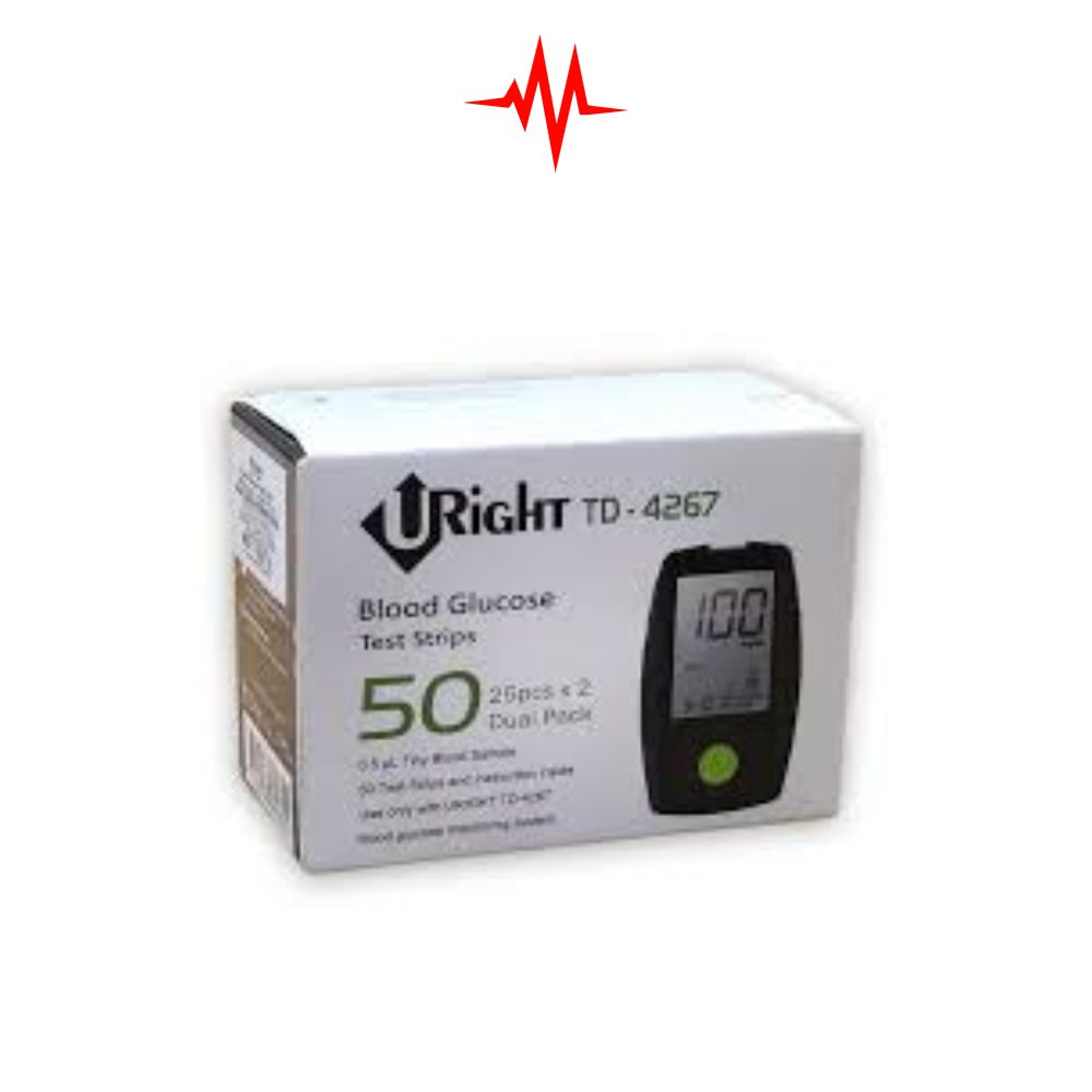 Precision URight Blood Glucose TD-4267 Test Strip – 50 strips
